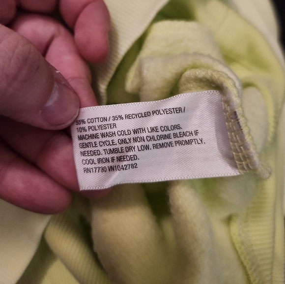 NWT Lime Green Cropped Pullover Wild Fable Activewear - Picture 5 of 5